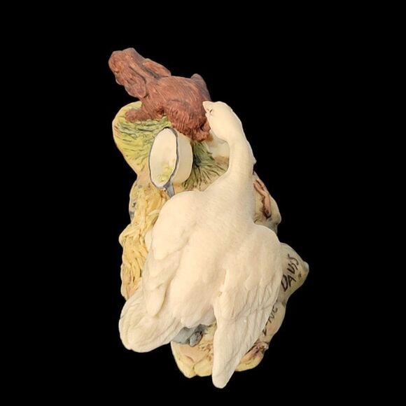 Vintage Schmid Lowell Davis Figurine White Swan - Picture 2 of 9